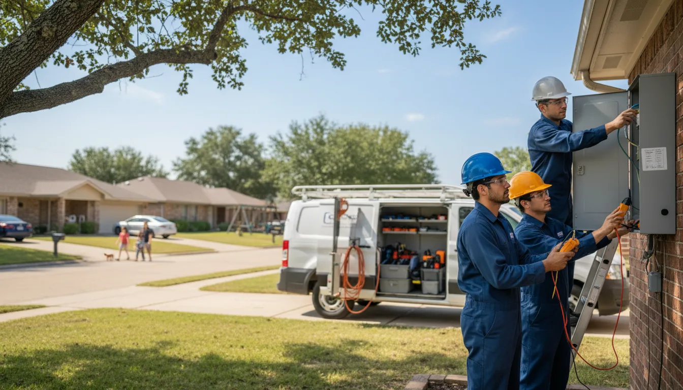 Certified electrician providing emergency electrical services in Waltonville, IL